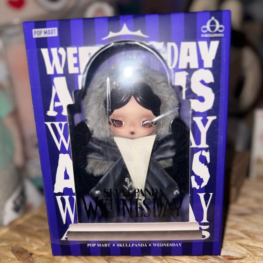 POP MART x Skullpanda x Wednesday Addams Figure – Nevermore Academy Edition
